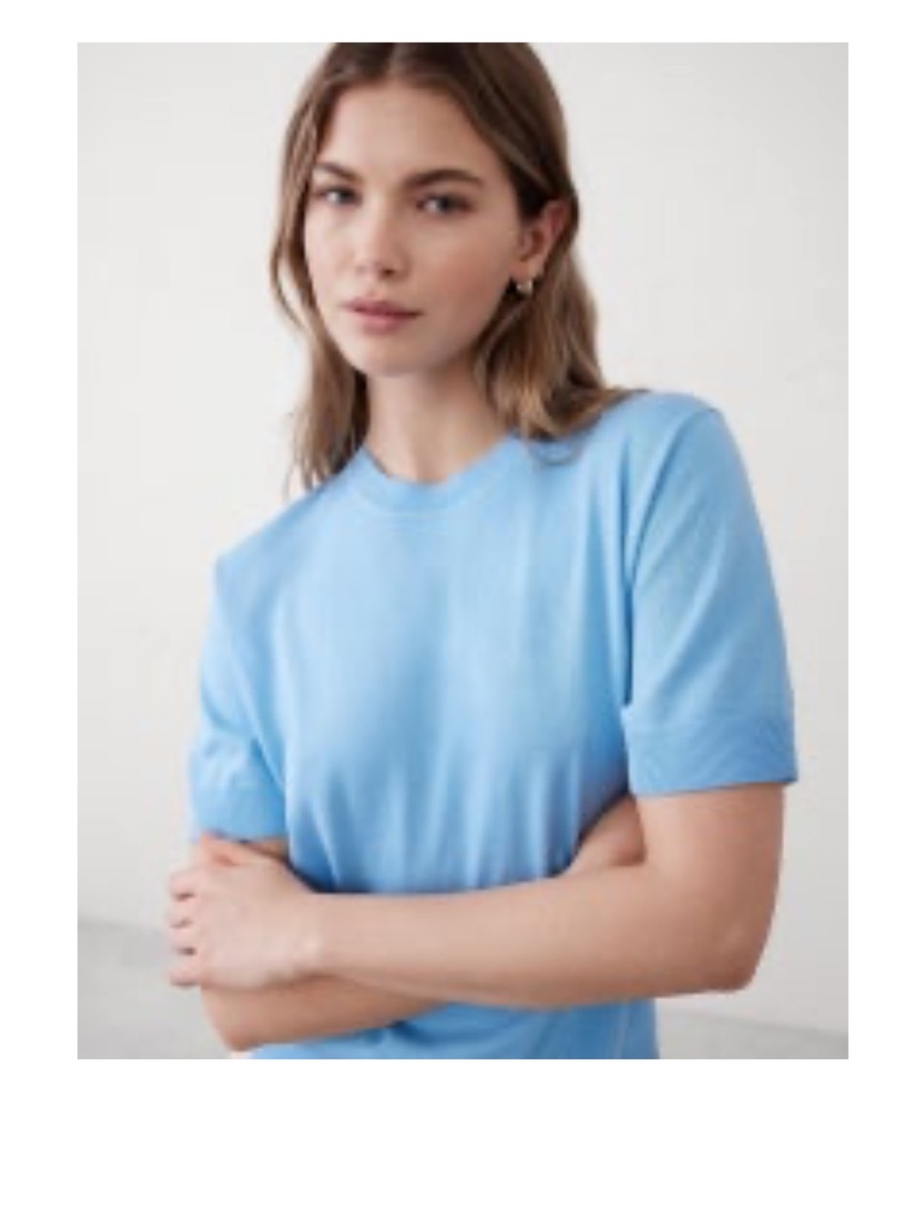 Banana Republic Light Blue Crewneck Sweater